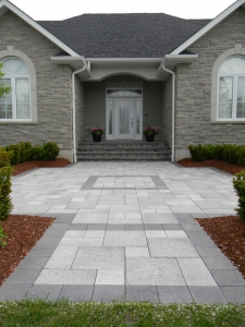 Umbriano entrance with charcoal accent