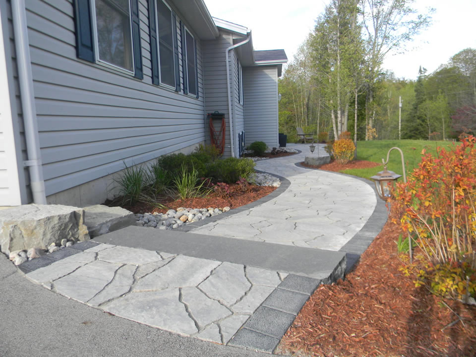 Mega Arbel flagstone winding walkway