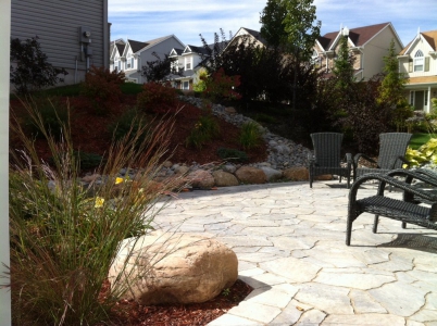 Mega Arbel patio with garden